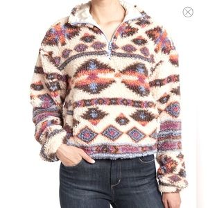 Womens/Teens Multicolored Fleece Pull Over